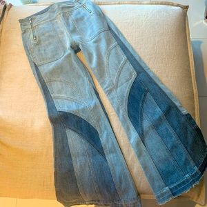 FREE PEOPLE Retro Double Zipper Jeans
